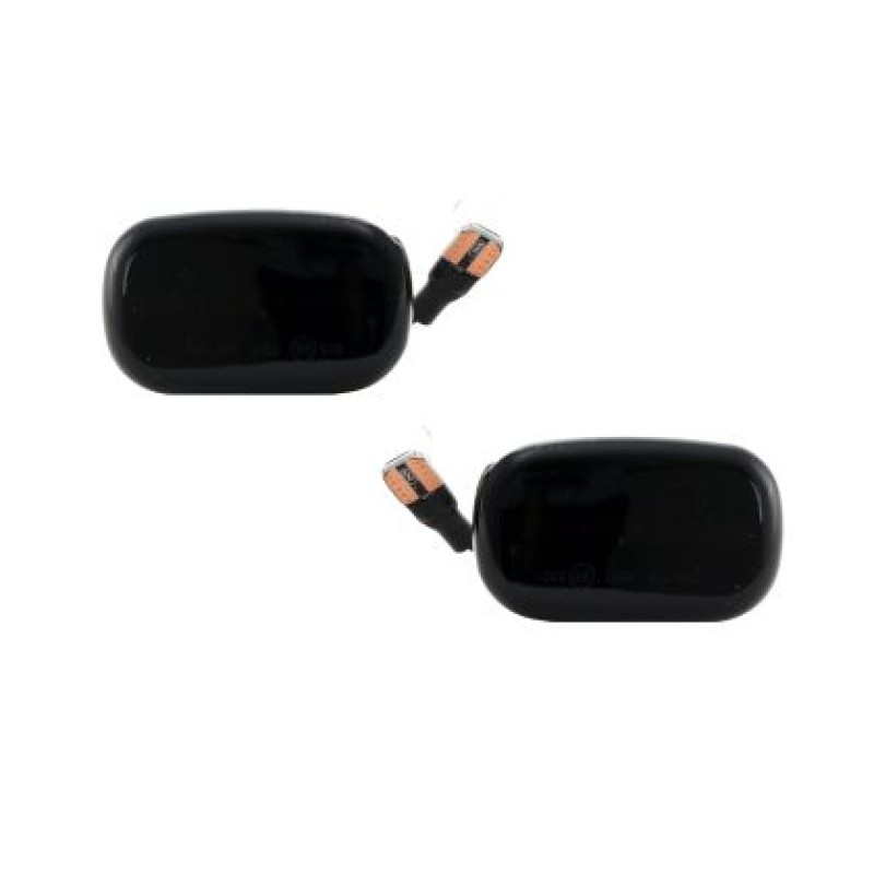 Led φλας φτερού Toyota Avensis, Avensis Verso, Camry, Corolla, Celica, Carina, HiLux Picnic, Previa, Prius, Starlet, Yaris, Yaris Verso (1999-2007) - φιμέ με τρεχούμενο φλας - σετ 2τμχ.