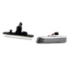 Led φλας φτερού BMW E36 / E53 (1999-2006) - χρωμίου με τρεχούμενο φλας - σετ 2τμχ.