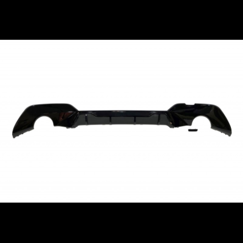 Diffuser προφυλακτήρα BMW F30 (2011-2019) για 2 εξατμίσεις - M pack