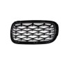 Μάσκα BMW X5 F15 / X6 F16 (2013+) - γυαλιστερή - Diamond design χρωμίου/μαύρη - 2 τμχ.