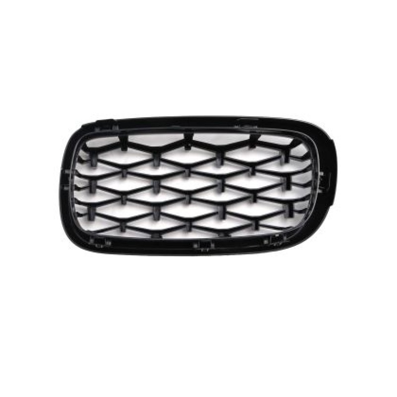 Μάσκα BMW X5 F15 / X6 F16 (2013+) - γυαλιστερή - Diamond design χρωμίου/μαύρη - 2 τμχ.