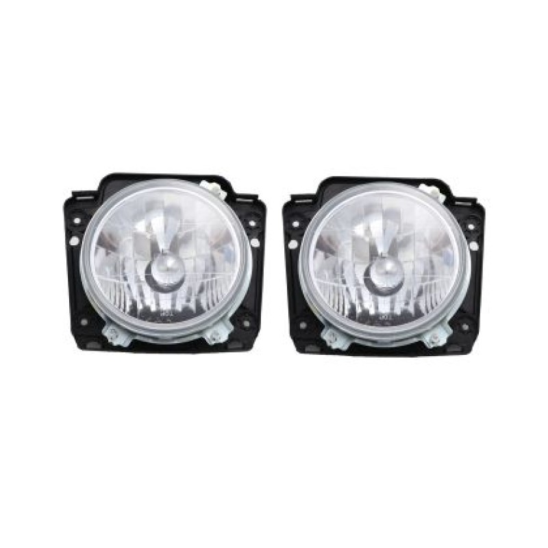 Φανάρια εμπρός Vw Golf 2 chrome - σετ 2τμχ.