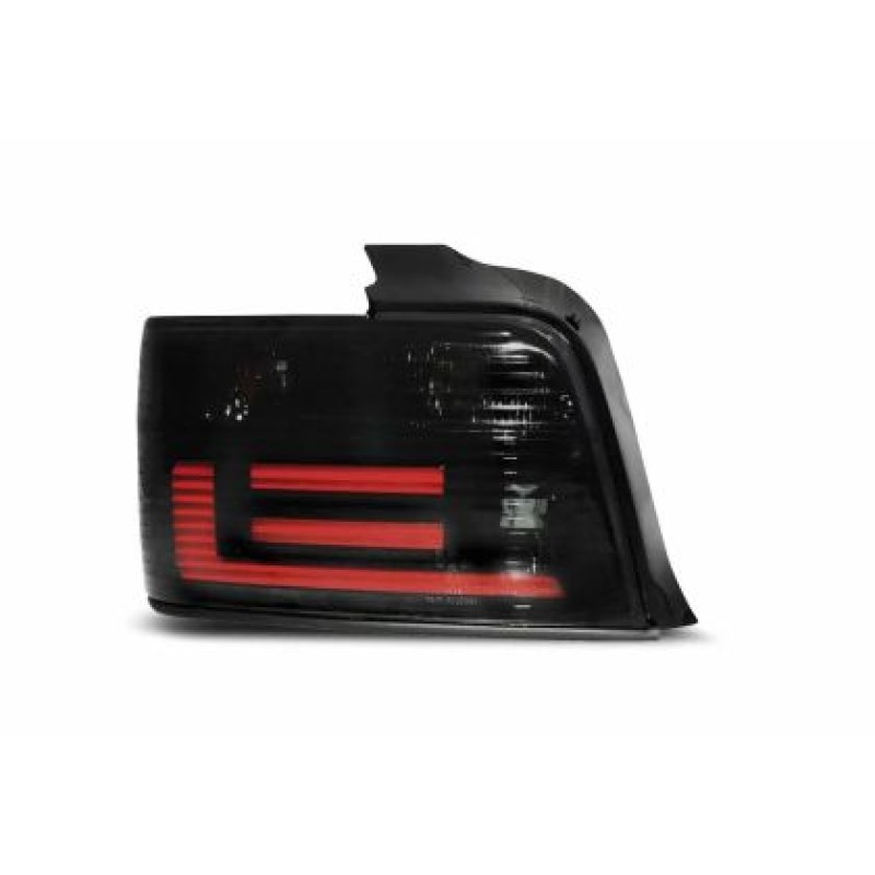 Πίσω φανάρια led BMW E36 (1991-1999) 4d sedan χρωμίου - σετ 2τμχ.