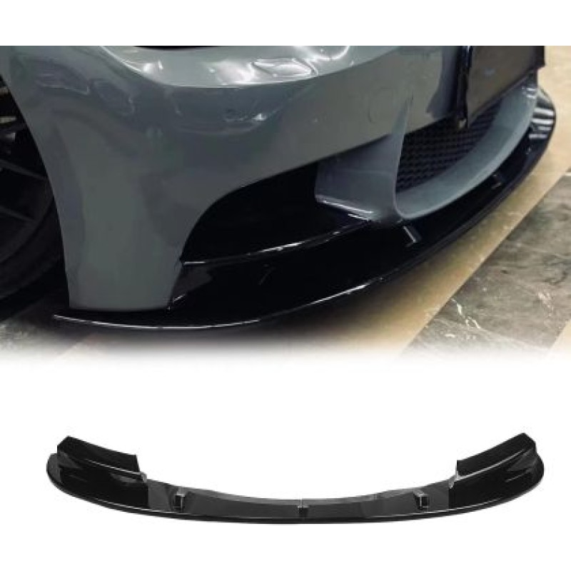 Spoiler προφυλακτήρα BMW E90 M3 design - μαύρο γυαλιστερό