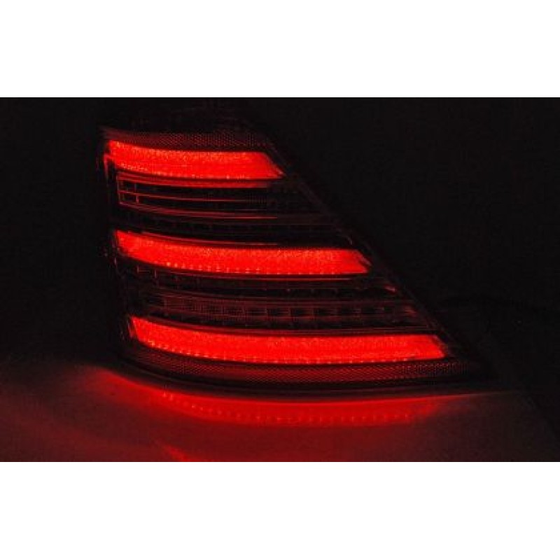Πίσω φανάρια led Mercedes W221 S-class (2005-2011) - facelift design με τρεχούμενο φλας - σετ 2τμχ.