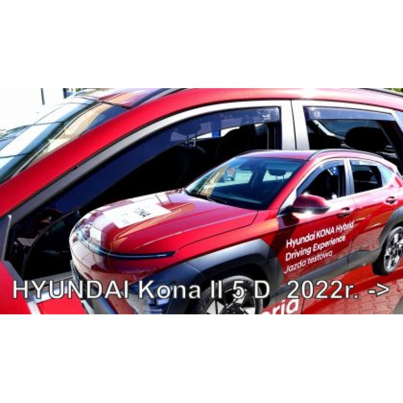 Ανεμοθραύστες Hyundai Kona (2022+) - 4τμχ. εμπρός και πίσω, Heko