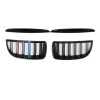 Καρδιές μάσκας BMW E90 με διπλή γρίλια (2005-2008) - tri color - 2τμχ.