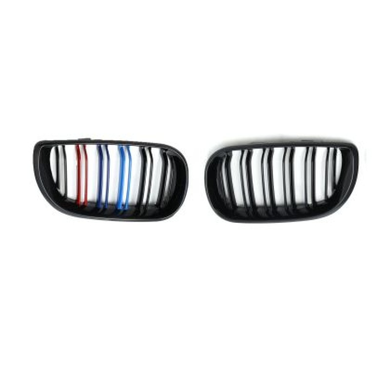 Μάσκα BMW E46 sedan / combi (2001-2006) - διπλή 3 colors - 2τμχ.