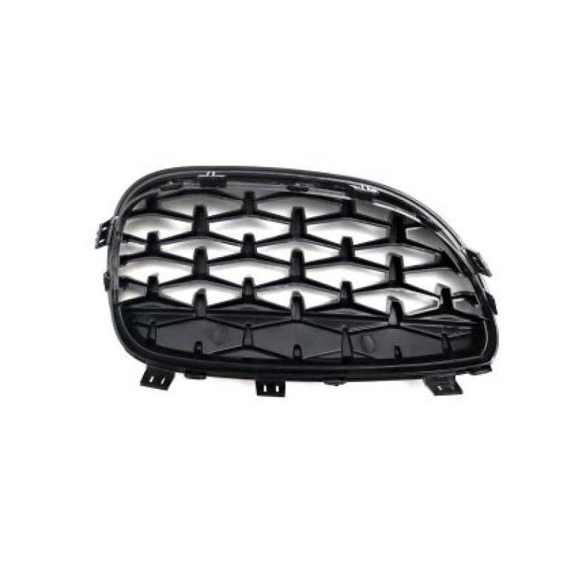 Μάσκα BMW E60 (2003-2010) - μαύρη / χρωμιού Diamond design - 2τμχ.