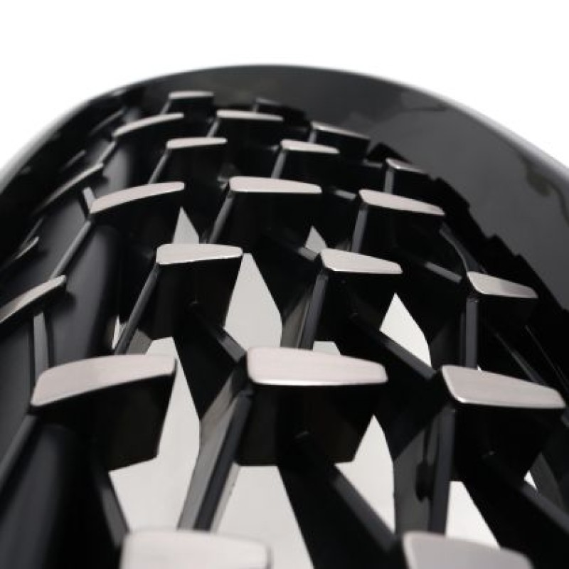 Μάσκα BMW E60 (2003-2010) - μαύρη / χρωμιού Diamond design - 2τμχ.
