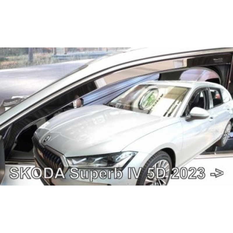 Ανεμοθραύστες Skoda Superb (2023+) combi - 2τμχ. εμπρός, Heko