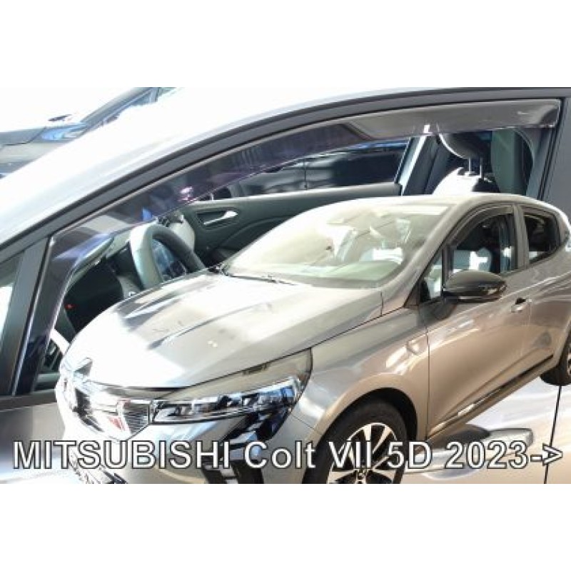 Ανεμοθραύστες Mitsubishi Colt (2023+) - 2τμχ. εμπρός, Heko