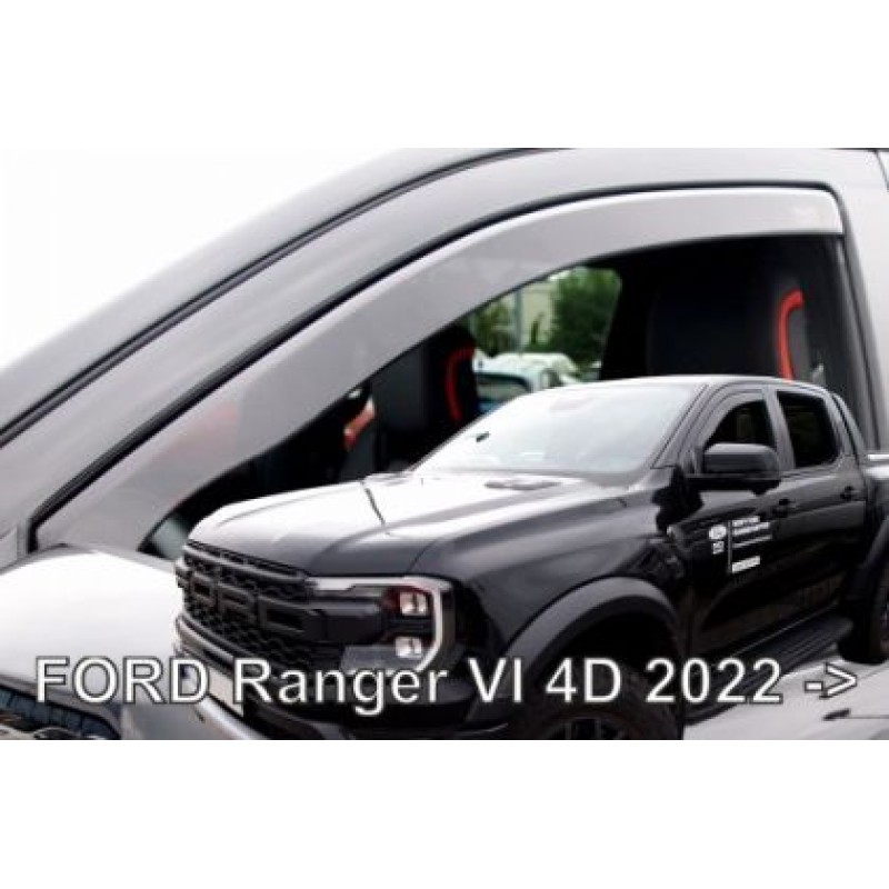 Ανεμοθραύστες Ford Ranger (2022+) - 2τμχ. εμπρός, Heko