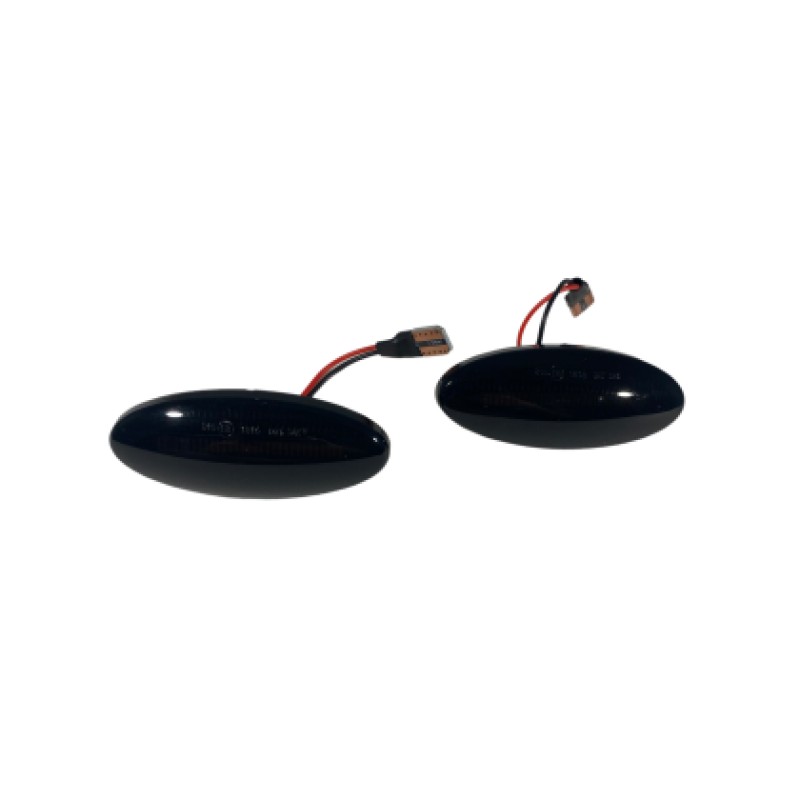 Led φλας φτερού Opel Vectra B (1995-2002) - φιμέ με τρεχούμενο φλας - σετ 2τμχ.
