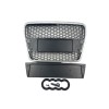 Μάσκα Audi A6 4F (2004-2008) - με πλαίσιο χρωμίου RS Look, χωρίς σήμα