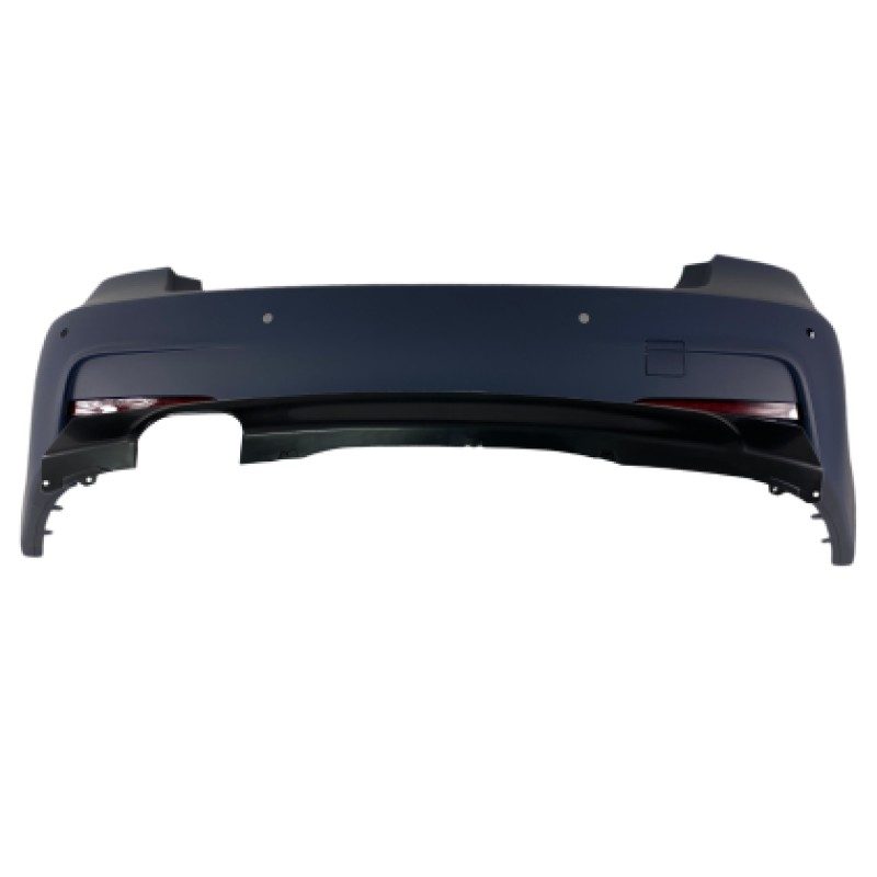 Πίσω προφυλακτήρας BMW F30 με μονό diffuser - M pack design με ανοίγματα parktronic