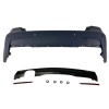 Πίσω προφυλακτήρας BMW F30 με μονό diffuser - M pack design με ανοίγματα parktronic