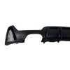 Diffuser προφυλακτήρα BMW F32 - M-Perfomace design μονό για διπλή εξάτμιση