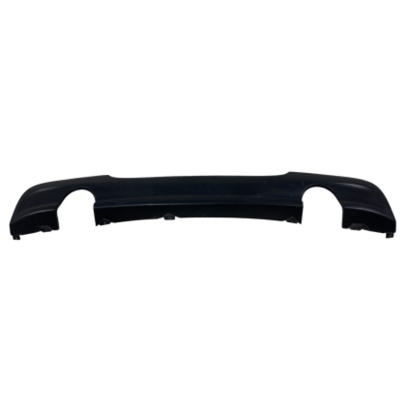Diffuser προφυλακτήρα BMW E90 - M pack design διπλό για μονή εξάτμιση