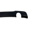 Diffuser προφυλακτήρα BMW E90 - M pack design διπλό για μονή εξάτμιση