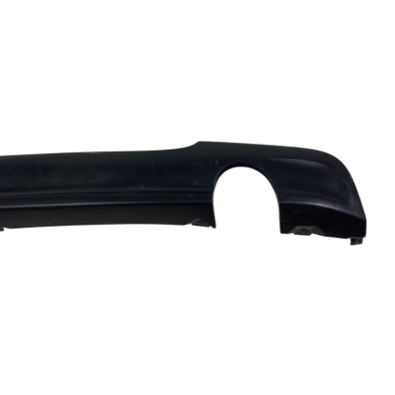 Diffuser προφυλακτήρα BMW E90 - M pack design διπλό για μονή εξάτμιση