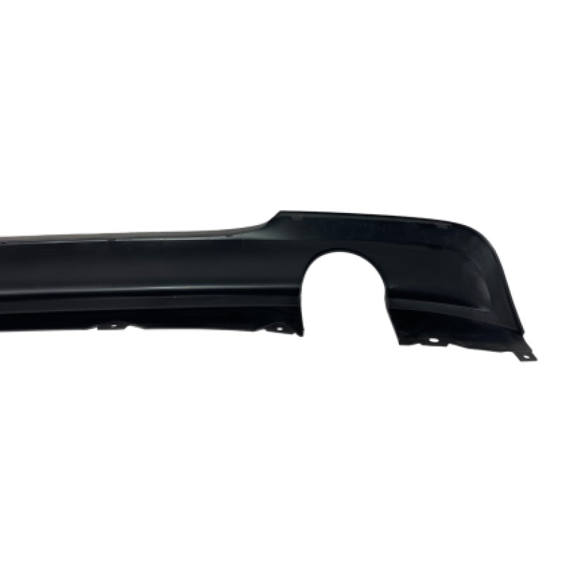 Diffuser προφυλακτήρα BMW E90 - M pack design διπλό για μονή εξάτμιση