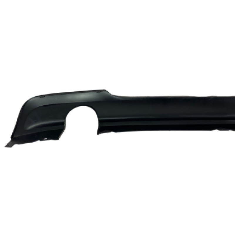 Diffuser προφυλακτήρα BMW E90 - M pack design διπλό για μονή εξάτμιση