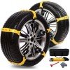 Πλαστικές αλυσίδες  χιονιού για 14", 15", 16", 17", 18" ζάντες - σετ 10τμχ. για δύο τροχούς
