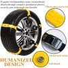Πλαστικές αλυσίδες  χιονιού για 14", 15", 16", 17", 18" ζάντες - σετ 10τμχ. για δύο τροχούς