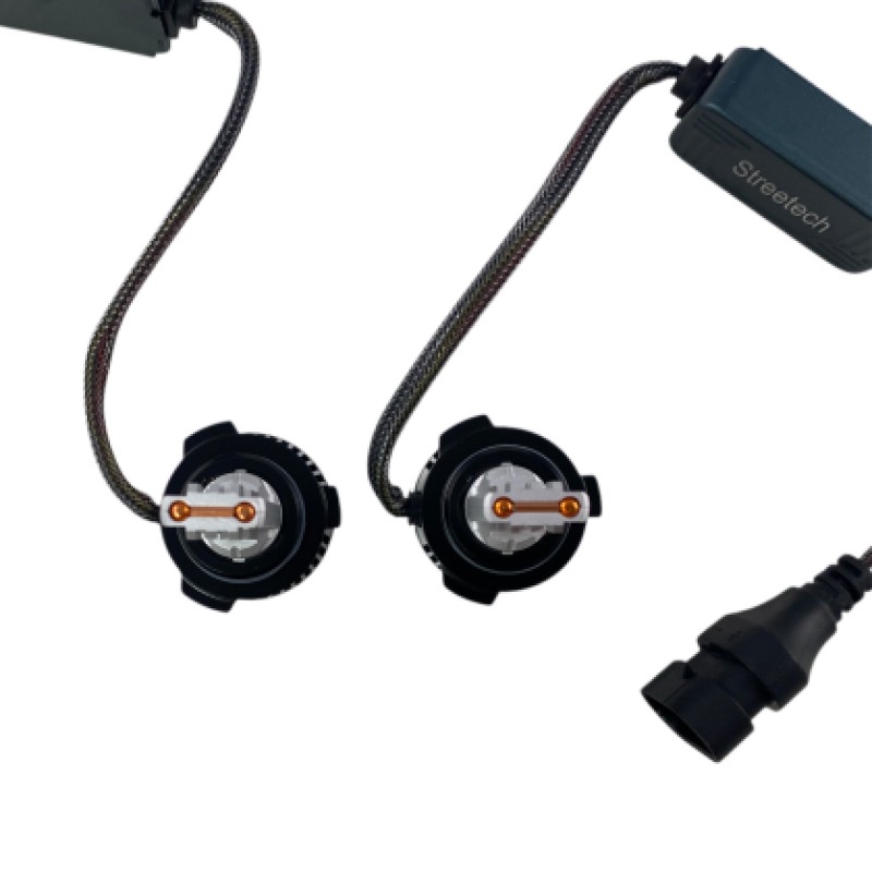 Led λάμπες  9006 / HB4 Streetech μοντέλο STN2 για μεσαία ή μεγάλα φώτα 150 000 lux , 45 Watt - CANBUS 6000K - 1500% πιό έντονη φωτεινότητα 2τμχ.