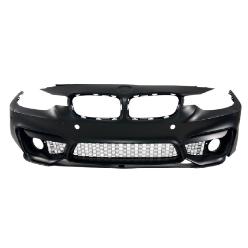 Προφυλακτήρας εμπρός BMW F30 (2011-2019) - M3 με lip - με ανοίγματα parktronic, προβολάκια