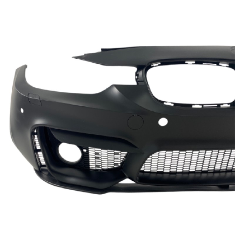 Προφυλακτήρας εμπρός BMW F30 (2011-2019) - M3 με lip - με ανοίγματα parktronic, προβολάκια