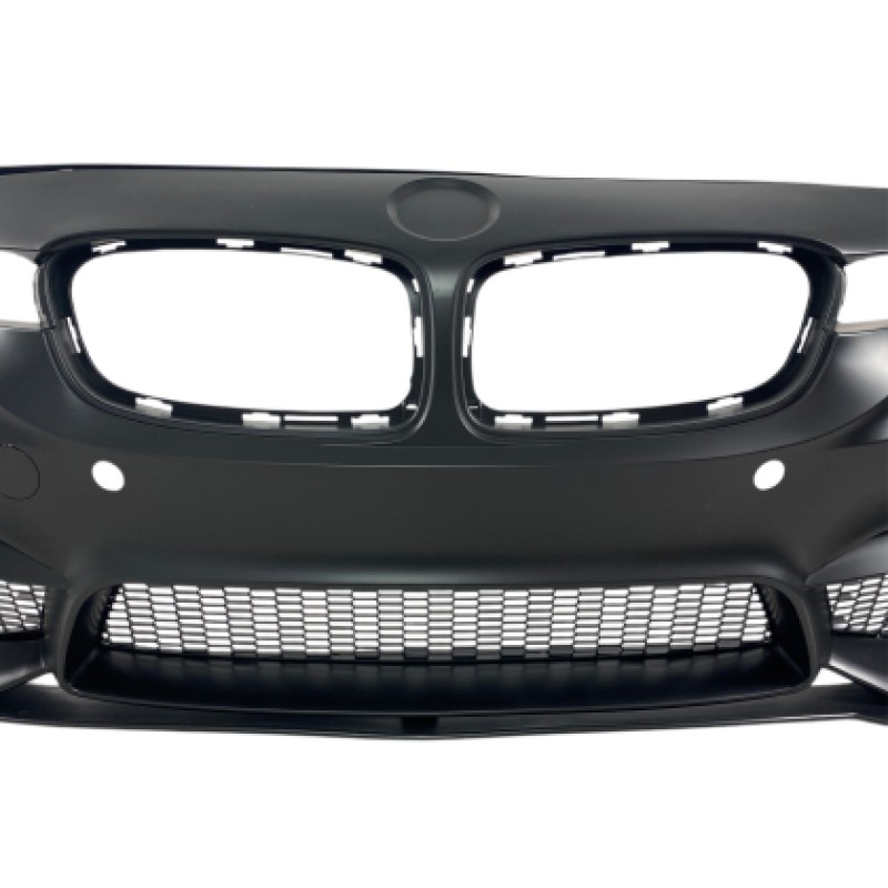 Προφυλακτήρας εμπρός BMW F30 (2011-2019) - M3 με lip - με ανοίγματα parktronic, προβολάκια