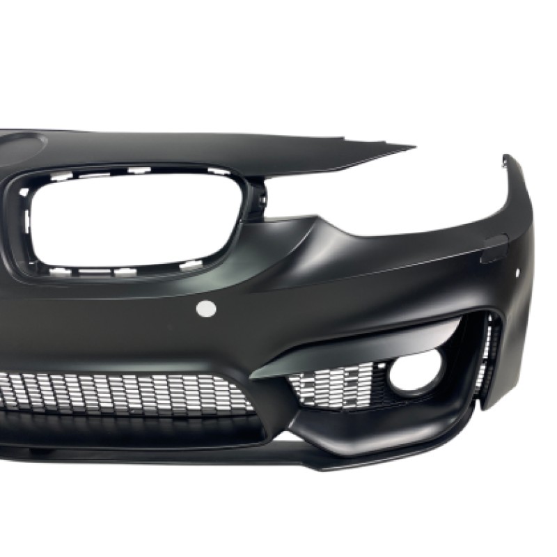 Προφυλακτήρας εμπρός BMW F30 (2011-2019) - M3 με lip - με ανοίγματα parktronic, προβολάκια