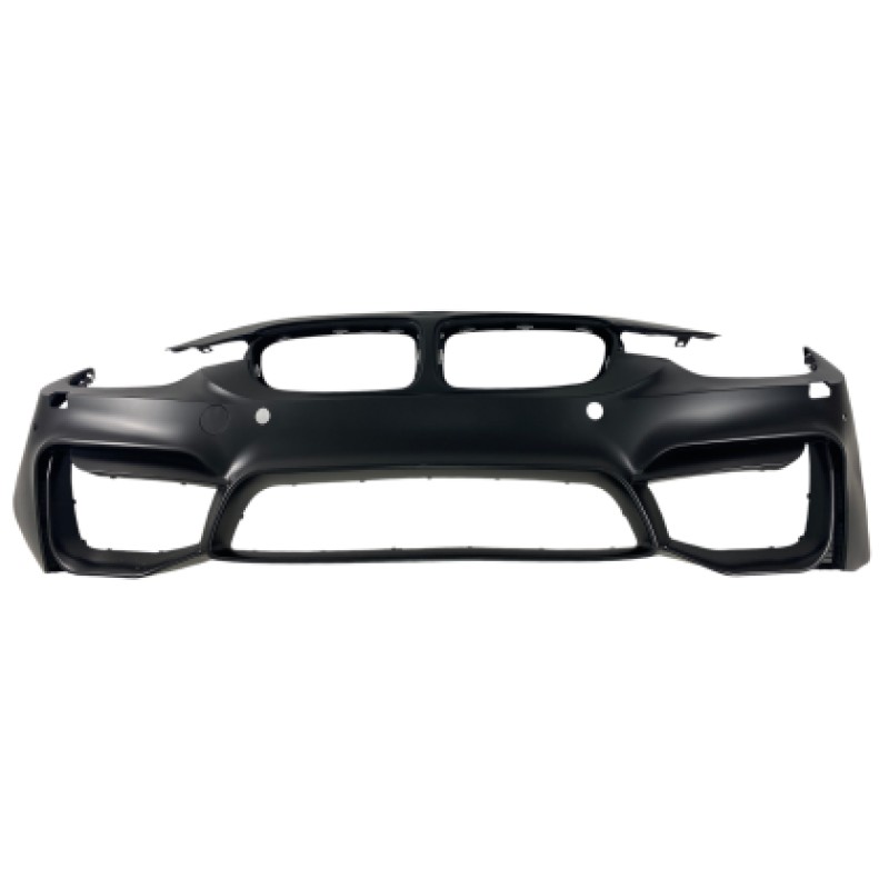 Προφυλακτήρας εμπρός BMW F30 (2011-2019) - M3 με lip - με ανοίγματα parktronic, προβολάκια