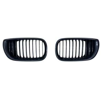 Μάσκα για BMW E46 sedan / combi (2001+) - carbon - 2τμχ.