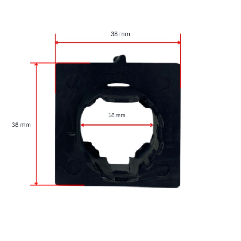 Βάσεις parktronic για προφυλακτήρα BMW E60 18mm - 4τμχ.