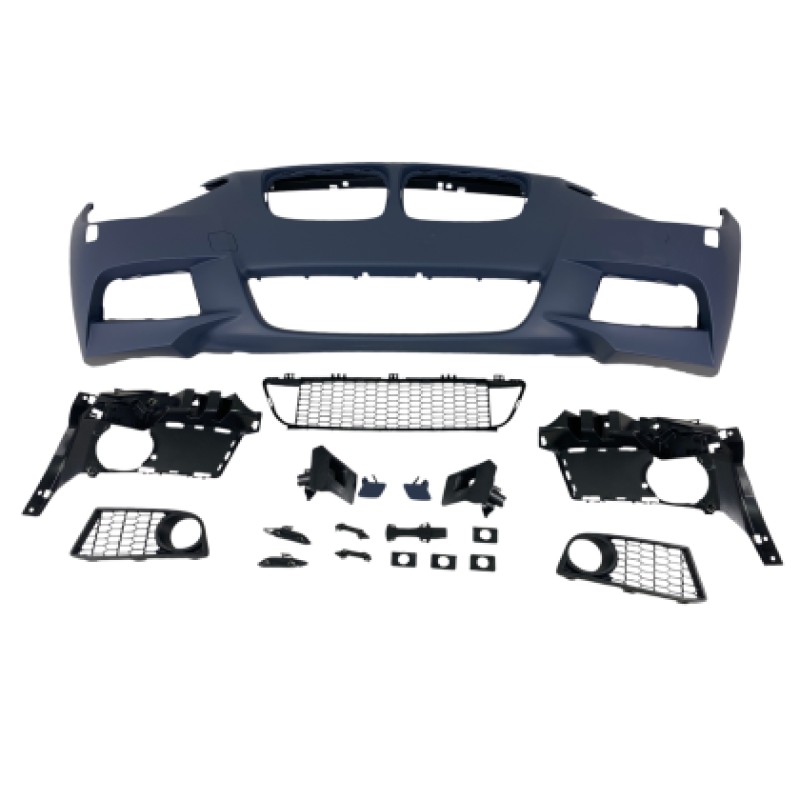 Προφυλακτήρας εμπρός BMW σειρά 1 F20 (2011-2014) - M pack design με ανοίγματα parktronic, με πιτσιλίθρες