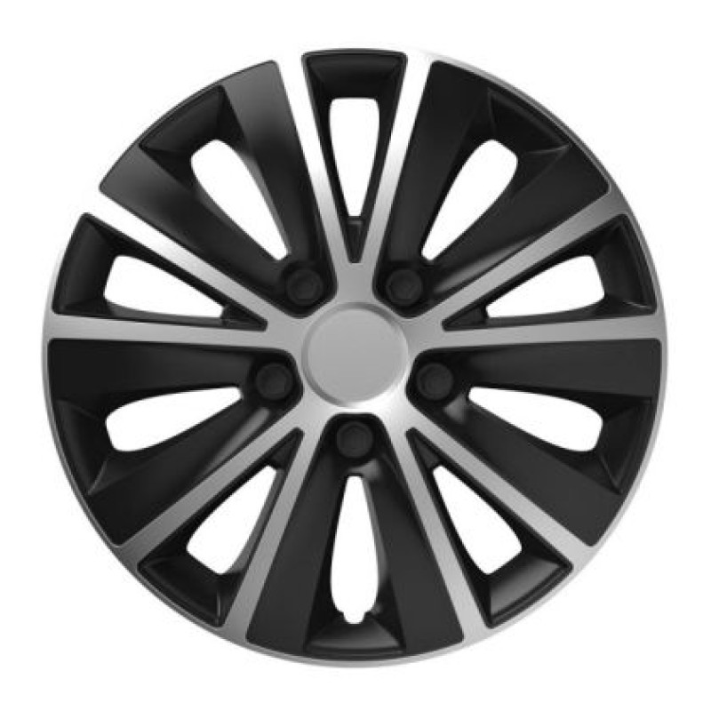 Τάσια Versaco Rapide Ασημί / Μαύρο - 16'' σετ - 4τμχ.