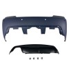 Πίσω προφυλακτήρας BMW E60 sedan (2003-2007) - M pack design με ανοίγματα parktronic 24mm