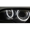 Δαχτυλίδια angel eyes για  BMW E46 coupe (1998-2003) / BMW E46 Sedan, Combi (1998-2005) - lightbar design - Λευκό χρώμα