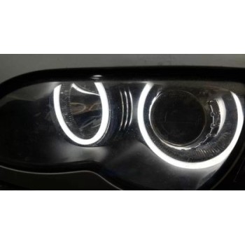 Δαχτυλίδια angel eyes για  BMW E46 coupe (1998-2003) / BMW E46 Sedan, Combi (1998-2005) - lightbar design - Λευκό χρώμα