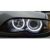 Δαχτυλίδια angel eyes για  BMW E46 coupe (1998-2003) / BMW E46 Sedan, Combi (1998-2005) - lightbar design - Λευκό χρώμα