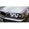 Δαχτυλίδια angel eyes για  BMW E46 coupe (1998-2003) / BMW E46 Sedan, Combi (1998-2005) - lightbar design - Λευκό χρώμα