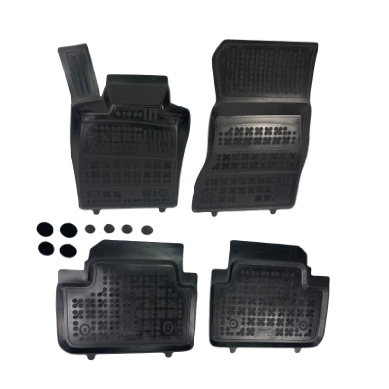 Λαστιχένια πατάκια Rezaw Plast για BMW σειρά 5 G60 / G61 (2023+) except Plug-in Hybrid (PHEV) τύπου σκαφάκι - 4τμχ.