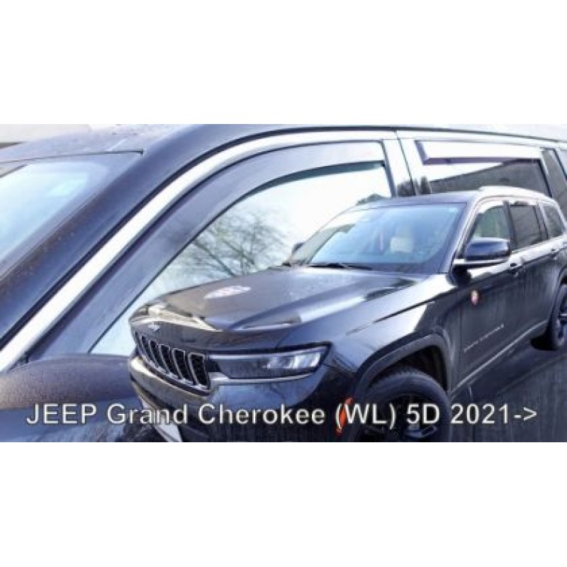 Ανεμοθραύστες Jeep Grand Cherokee (2021+) long - 4τμχ. εμπρός και πίσω, Heko