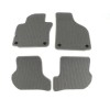 Πατάκια μοκέτα Vw Golf 5 / Golf 6 / Jetta (2005-2011) γκρι με στρόγγυλα κουμπώματα - 4τμχ., Petex