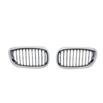 Μάσκα για BMW E46 coupe (2003+) - χρωμίου - 2τμχ.