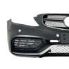 Προφυλακτήρας εμπρός Mercedes C-class W205 (2014+) - AMG look - με diffuser και μπούκες