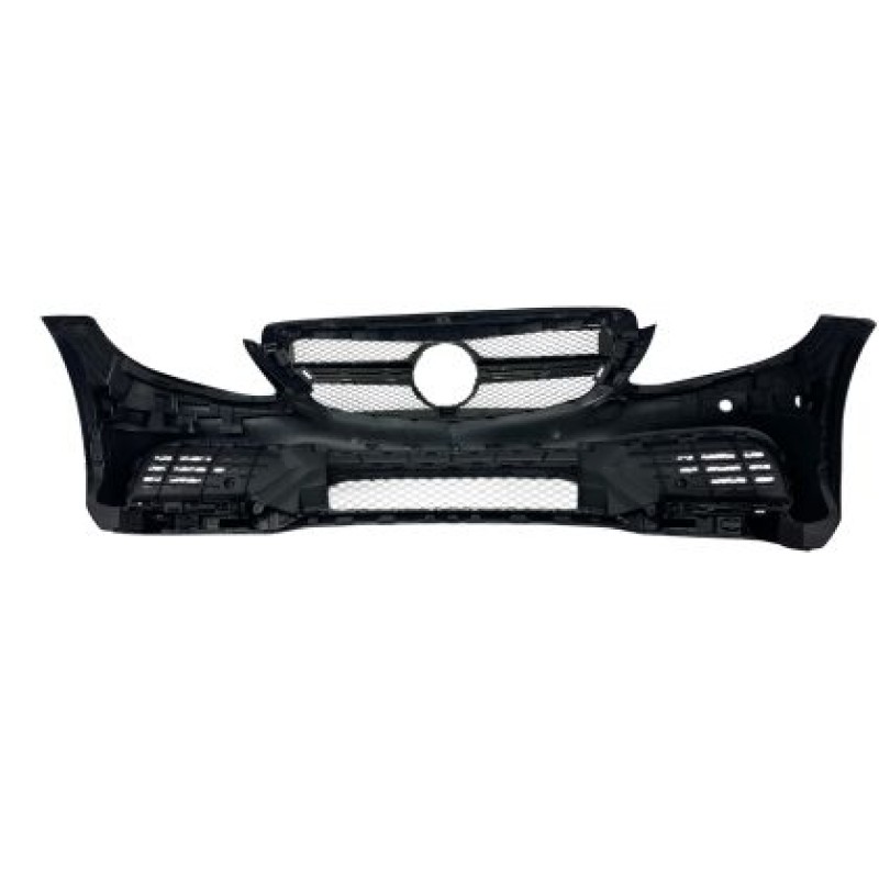Προφυλακτήρας εμπρός Mercedes C-class W205 (2014+) - AMG look - με diffuser και μπούκες